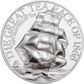   10  2016        (Cook Islands 10$ 2016 The Great Tea Race 2oz Silver Coin)..60