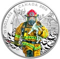 Канада 15 долларов 2016.Пожарный – Национальные герои.Арт.60