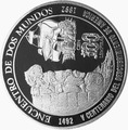 Гондурас 100 лемпир 1992.Корабль – 500 лет открытия Америки.Арт.60