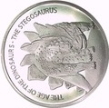 Буркина Фасо 500 франков 2016.Динозавр – Стегозавр (Stegosaurus).Арт.60