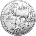  20  2017   (Canada 20$ 2017 Paw Prints on the Edge Woodland Caribou)..000451453187/60