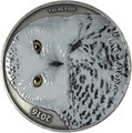 Буркина Фасо 1000 франков 2016.Сова - Snowy owl (Эффект реальных глаз).Арт.60