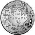 Канада 3 доллара 2017 Символы Канады – 150 лет празднования Канады (Блистер).Арт.60