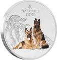 Ниуэ 2 доллара 2018 Год Собаки – Лунный календарь (Niue 2$ 2018 Year of the Dog Lunar calendar).Арт.60