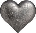 Палау 5 долларов 2018 Серебряное Сердце (Palau 5$ 2018 Silver Heart).Арт.60