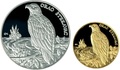 Хорватия 150 + 500 кун 1997 Баранья Орлан-белохвост Набор 2 монеты (Croatia 500+150 Kuna 1997 Baranja Orao Stekavac Gold Silver Set).Арт.000475016629K2,5/60