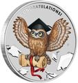 Австралия 1 доллар 2018 Сова Поздравление Выпускникам (Australia 1$ 2018 Owl Congradulations).Арт.60