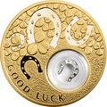 Ниуэ 2 доллара 2013 Подкова Коровка Монеты на Удачу (Niue 2$ 2013 Lucky Coin Horseshoe GPL).Арт.000330349055/60
