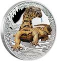 Тувалу 1 доллар 2016 Ящерица Варан Замечательные Рептилии (Tuvalu 1$ 2016 Goanna Remarkable Reptiles 1oz Silver Coin).Арт.000412652666/60