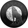 Канада 20 долларов 2018 Воющий Волк Луна Ночная природа (Canada 20C$ 2018 Nocturnal by Nature Howling Wolf).Арт.60