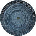 Ниуэ 1 доллар 2018 Метеоритный кратер Пингуалуит (Niue 1$ 2018 Pingualuit Meteorite Crater).Арт.60