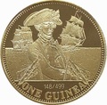 -- 1  2008   (Tristan da Cunha 1 guinea 2008 Lord Nelson Ship Gold Proof)..K0,55G