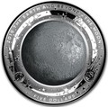 Австралия 5 долларов 2019 Луна серия За Пределами Земли Выпуклая (Australia 2019 $5 The Earth and Beyond The Moon Silv Proof Domed Coin).Арт.69