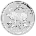Австралия 1 доллар 2019 Год Свиньи Лунный Календарь (Australia 1$ 2019 Year of the Pig Lunar).Арт.69