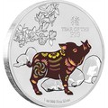 Ниуэ 2 доллара 2019 Год Свиньи Лунный календарь (Niue 2$ 2019 Year of the Pig 1oz Silver).Арт.92