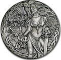 Тувалу 2 доллара 2017 Северные Боги Фрейя (Tuvalu 2$ 2017 Norse Goddesses Freya 2 oz Silver High Relief).Арт.000714354269/67