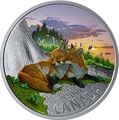 Канада 20 долларов 2019 Лиса Животные Канады (Canada 20$ 2019 Canadian Fauna The Fox Silver Coin).Арт.67