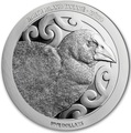 Новая Зеландия 5 долларов 2019 Птица Такахе (New Zealand 5$ 2019 North Island Takahe Silver Proof Coin).Арт.67