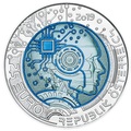 Австрия 25 евро 2019 Искусственный Интеллект (Austria 25 euro 2019 Artificial Intelligence Silver Niobium Coin).Арт.67