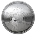 Канада 25 долларов 2019 Аполлон 11 Высадка на Луну 50 лет Космос Выпуклая Форма (Canada 25$ 2019 Apollo 11 Moon Landing 50th Anniversary Silver Coin).Арт.65