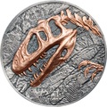 Монголия 500 тугриков 2019 Синраптор Эволюция (Mongolia 500T 2019 Evolution of Life Sinraptor 1oz Silver Coin).Арт.65