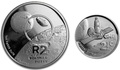 Южная Африка 2 ранда + 2,5 цента 2019 Аполлон 11 и Рейнджер Космос Набор 2 Монеты (2019 South Africa R2 and 2,5c Inventions Polymer Putty Moon Landing Silver Proof Set).Арт.000555857599/75