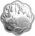 Канада 15 долларов 2020 Год Крысы Лунный Календарь серия Лотос (Canada 15$ 2020 Year of the Rat Lunar Lotus Silver Coin Proof).Арт.000450657572/65