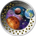 Гана 5 седи 2020 Сокровища Вселенной IV Марс Космос (Ghana 2020 5 cedis Treasures of the Universe IV Coin 1oz Silver).Арт.65