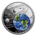 Ниуэ 1 доллар 2019 Солнечная Система Земля (Niue 1$ 2019 Solar System Earth 1Oz Silver Coin).Арт.CZ/67