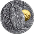 5  2019   (Niue 5$ 2019 Long Eared Owl Asio Otus 2 oz Silver Coin)..65