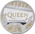 Великобритания 2 фунта 2020 Куин Легенды Музыки (GB 2&#163; 2020 Queen Music Legends 1oz Silver Proof Coin).Арт.92E