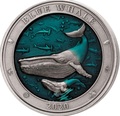 Барбадос 5 долларов 2020 Синий Кит Подводный Мир (Barbados 5$ 2020 Blue Whale Underwater World 3oz Silver).Арт.Е85