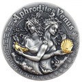 Ниуэ 5 долларов 2020 Афродита и Венера Богини (Niue 2020 5$ Aphrodite and Venus Goddesses 2oz Antique Finish Silver Coin).Арт.65