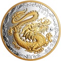 Канада 125 долларов 2020 Счастливый Дракон (Canada 125$ 2020 Lucky Dragon 0,5 Kilogram Silver Coin).Арт.88