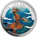 Палау 20 долларов 1995 Морской Конек Защита Морской Жизни (Palau 1995 $20 Sea Horse Marine Life Protection 5Oz Silver Coin).Арт.92