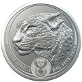Южная Африка 5 рандов 2020 Леопард Большая Африканская Пятерка (South Africa 5R 2020 Leopard Big Five 1oz Silver Coin) Блистер.Арт.92
