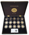 Франция 50 евро 2011-2015 Короли и Президенты Набор 15 Золотых Монет ( France 50 Euro 2011-2015 From Clovis to the Republic 15 Coins Set Gold ).Арт.92