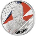 Великобритания 2 фунта 2020 Дэвид Боуи Легенды Музыки ( GB 2&#163; 2020 David Bowie Music Legends 1oz Silver Proof Coin ).Арт.92E