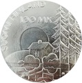 Финляндия 100 марок 1990 50 лет Ассоциации Инвалидов Войны (Finland 100mk 1990 50th Anniversary of the Disabled War Veterans Association of Finland Silver Coin).Арт. 000111152683/100