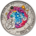 Острова Кука 5 долларов 2010 Метеорит НАН 280 (Cook Islands 2010 5$ Meteorite HAH 280).Арт.60