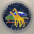 Конго 20000 франков 1996. Африканская фауна: жираф