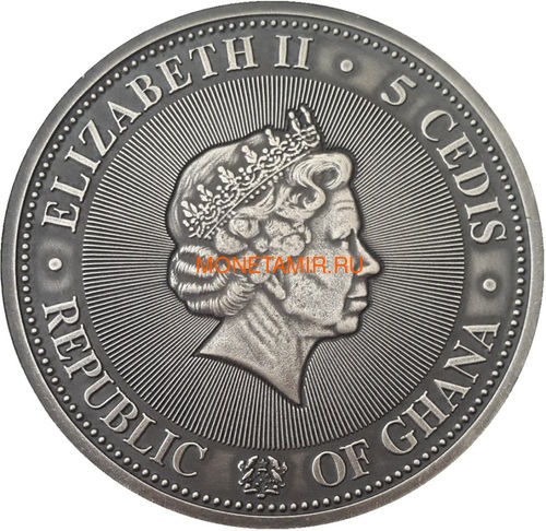 1000     10     1000   25  2018     5   (Cameroon 1000FCFA Congo Dem 10F Congo Rep 1000FCFA Ghana 25C 2018 Spirit of Africa Lions Prestige Set)..002185757241/65 (,  5)