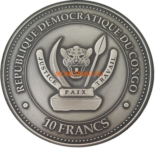  1000     10     1000   25  2018     5   (Cameroon 1000FCFA Congo Dem 10F Congo Rep 1000FCFA Ghana 25C 2018 Spirit of Africa Lions Prestige Set)..002185757241/65 (,  7)