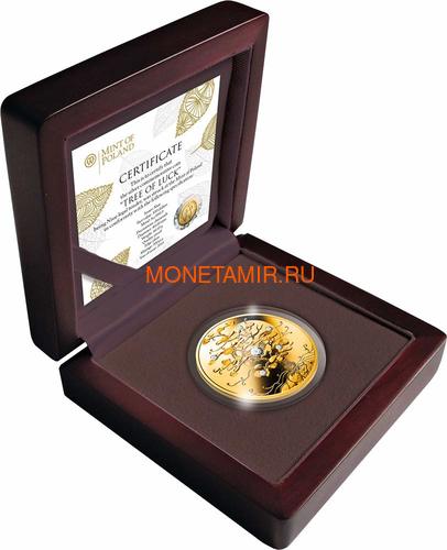  100  2019    (Niue 100$ 2019 Tree of Luck Diamond 1,5 Oz Gold Coin)..75 (,  2)