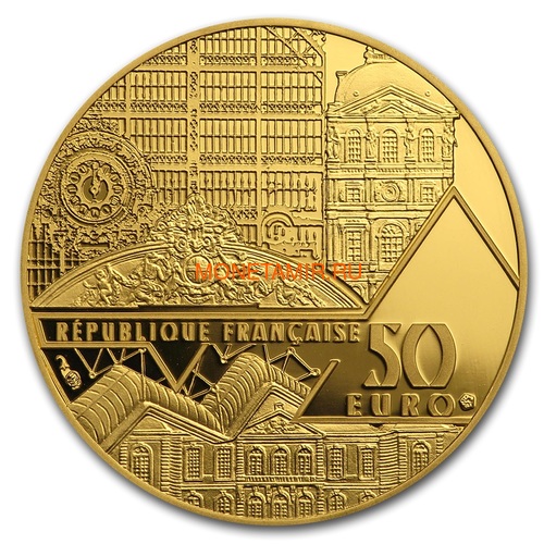  50  2019         (2019 France 50E Monna Lisa Gold Coin)..75 (,  1)