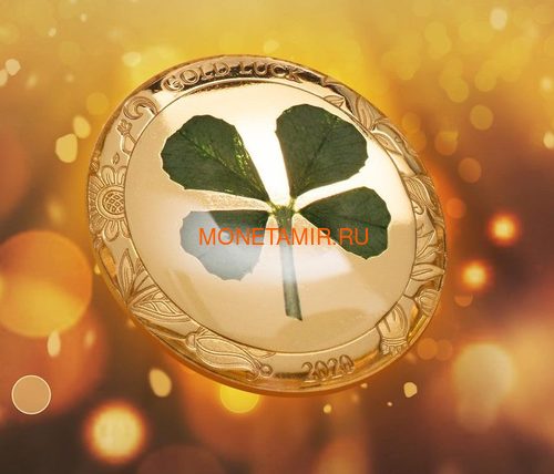  1  2020    (Palau 1$ 2020 Good Luck 4-leaf Clover)..65 (,  2)