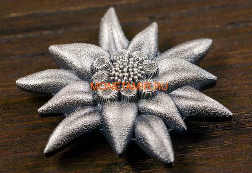  500  2019     (Mongolia 500T 2019 Edelweiss Mountain Star 1 oz Silver Coin)..65 (,  2)