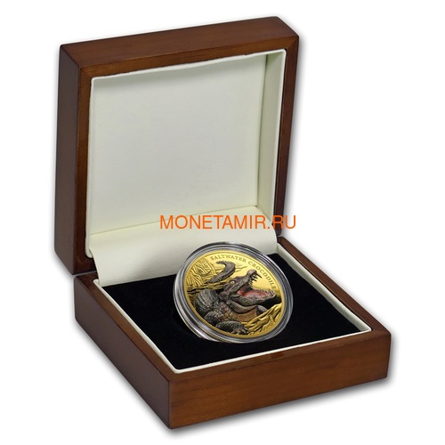  100  2018     (Niue 100$ 2018 Remarkable Reptile Saltwater Crocodile 1 oz Gold Coin)..60 (,  3)