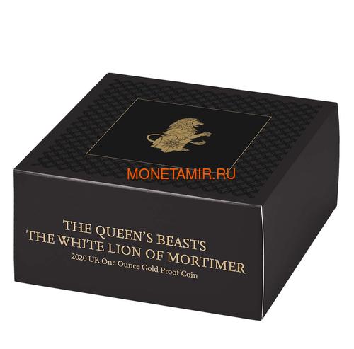  100  2020       (GB 100&#163; 2020 Queen's Beast White Lion of Mortimer Gold Coin)..65 (,  4)