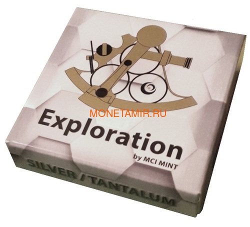  5  2017       (Ghana 5 cedis 2017 Exploration I Space Travel Silver Tantal Coin)..000484654920/65 (,  3)